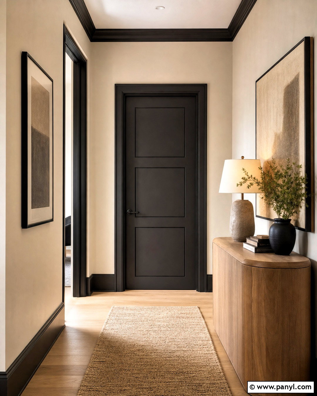 Black Indoor Door With Black Trim - 20 black indoor doors