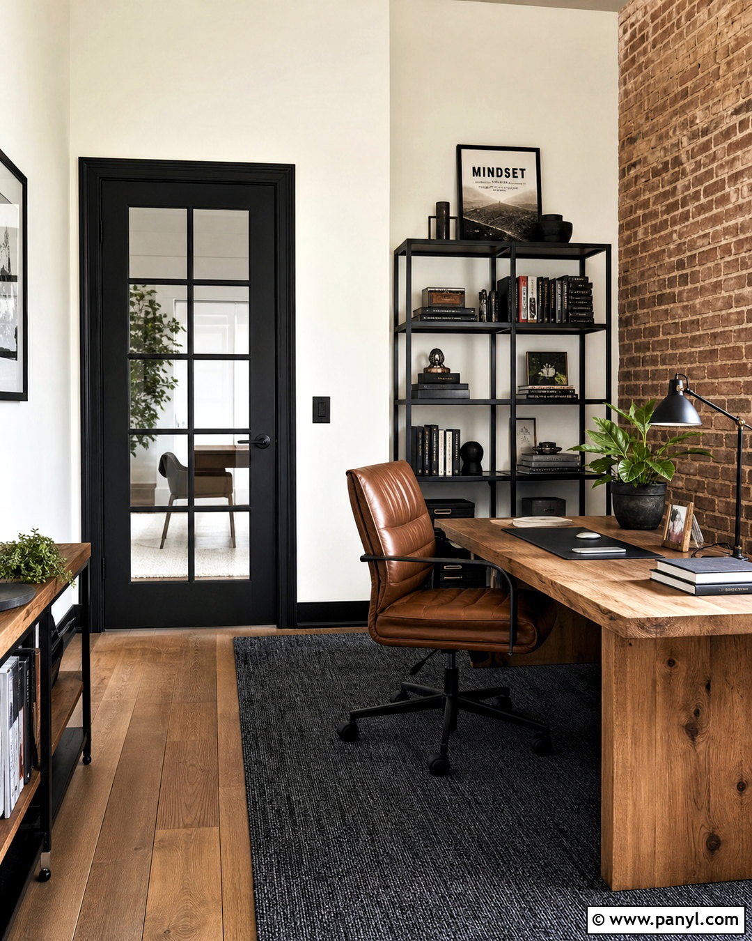 Black Industrial Door With Black Trim - 20 black interior doors with black trim ideas