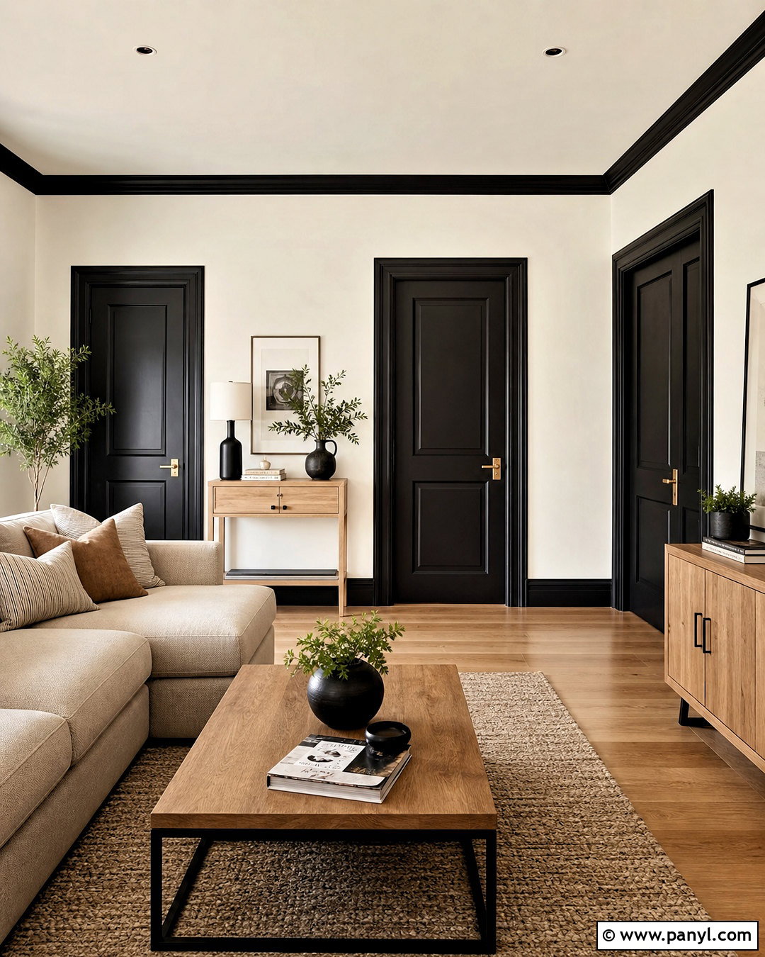 Black Interior Doors With White Walls - 20 black interior doors with black trim ideas