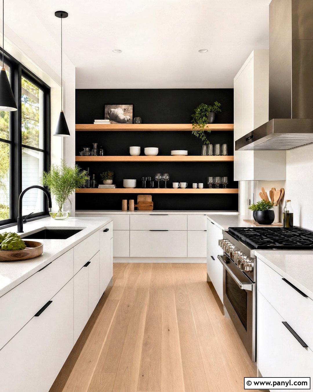 Black Kitchen Accent Wall - 20 kitchen accent wall ideas
