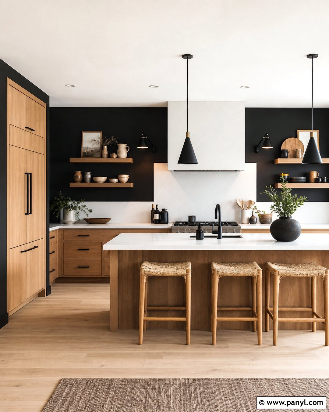 Black Kitchen Walls - 35 Kitchen Color Ideas For Walls