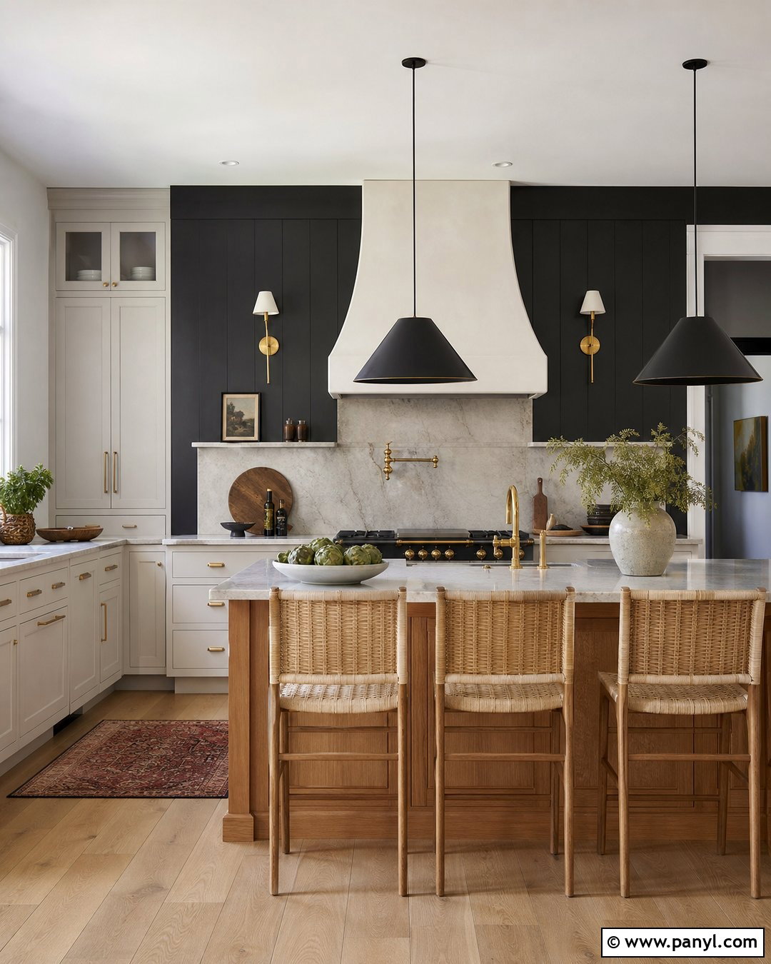 30 Black Walls Kitchen Ideas for Bold, Modern Designer Homes