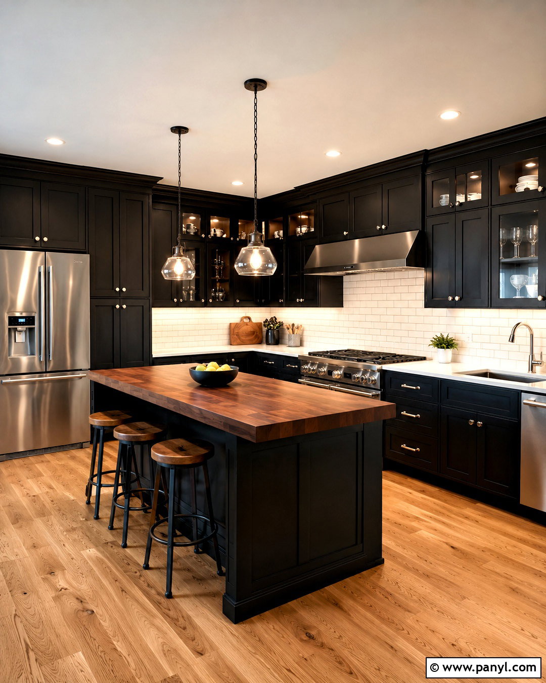 20 Black Kitchen Interior Ideas for Sophisticated Modern Homes