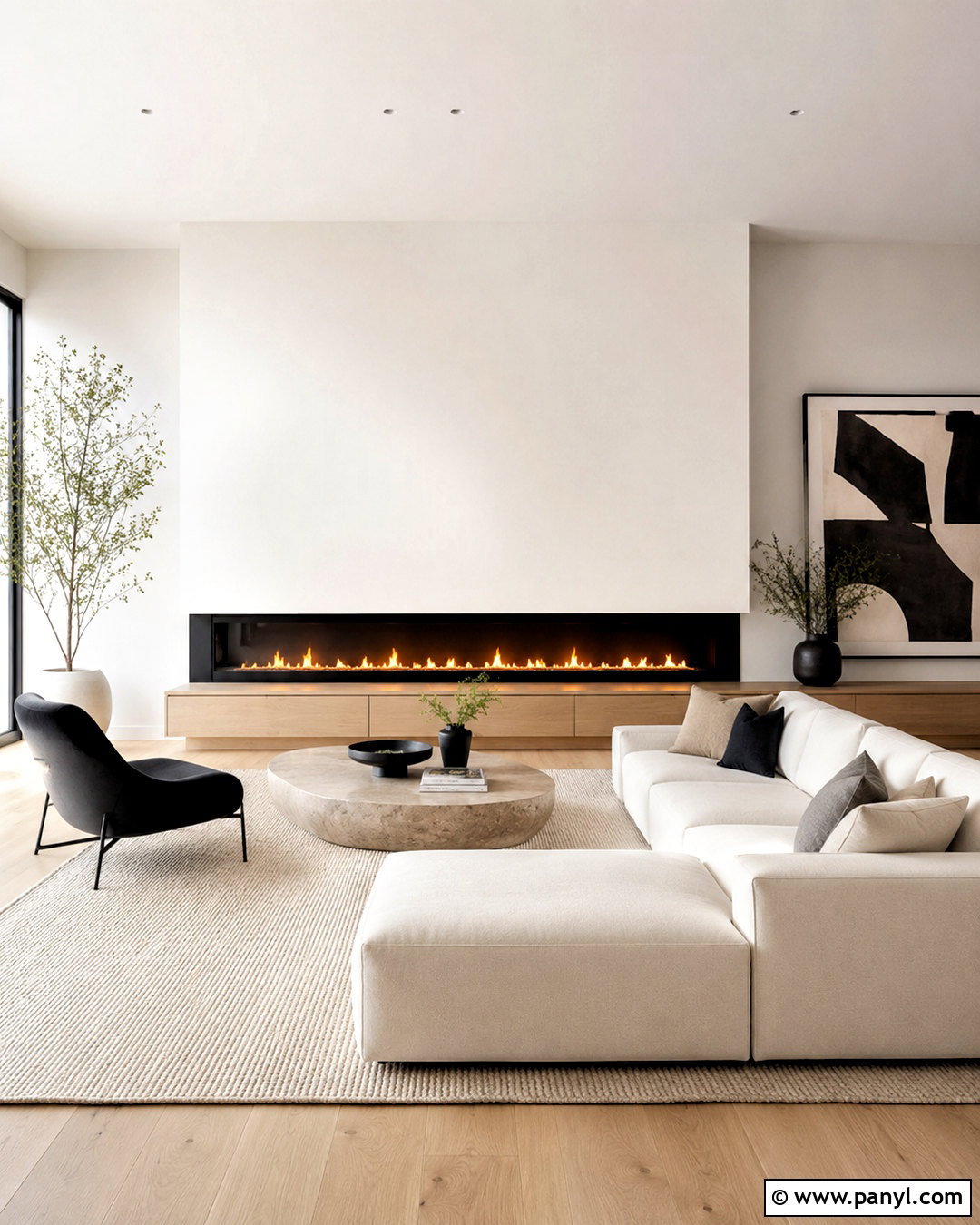 20 Black and White Fireplace Ideas for a Striking Focal Point