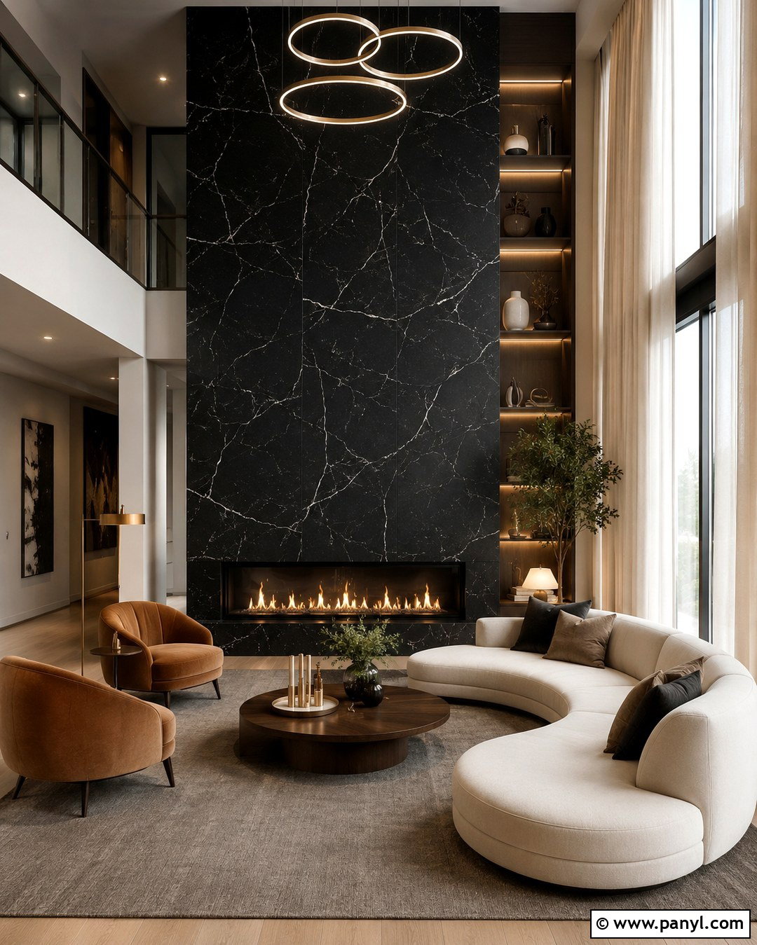 Black Marble Fireplace Wall - 20 Black Accent Wall Living Room Fireplaces