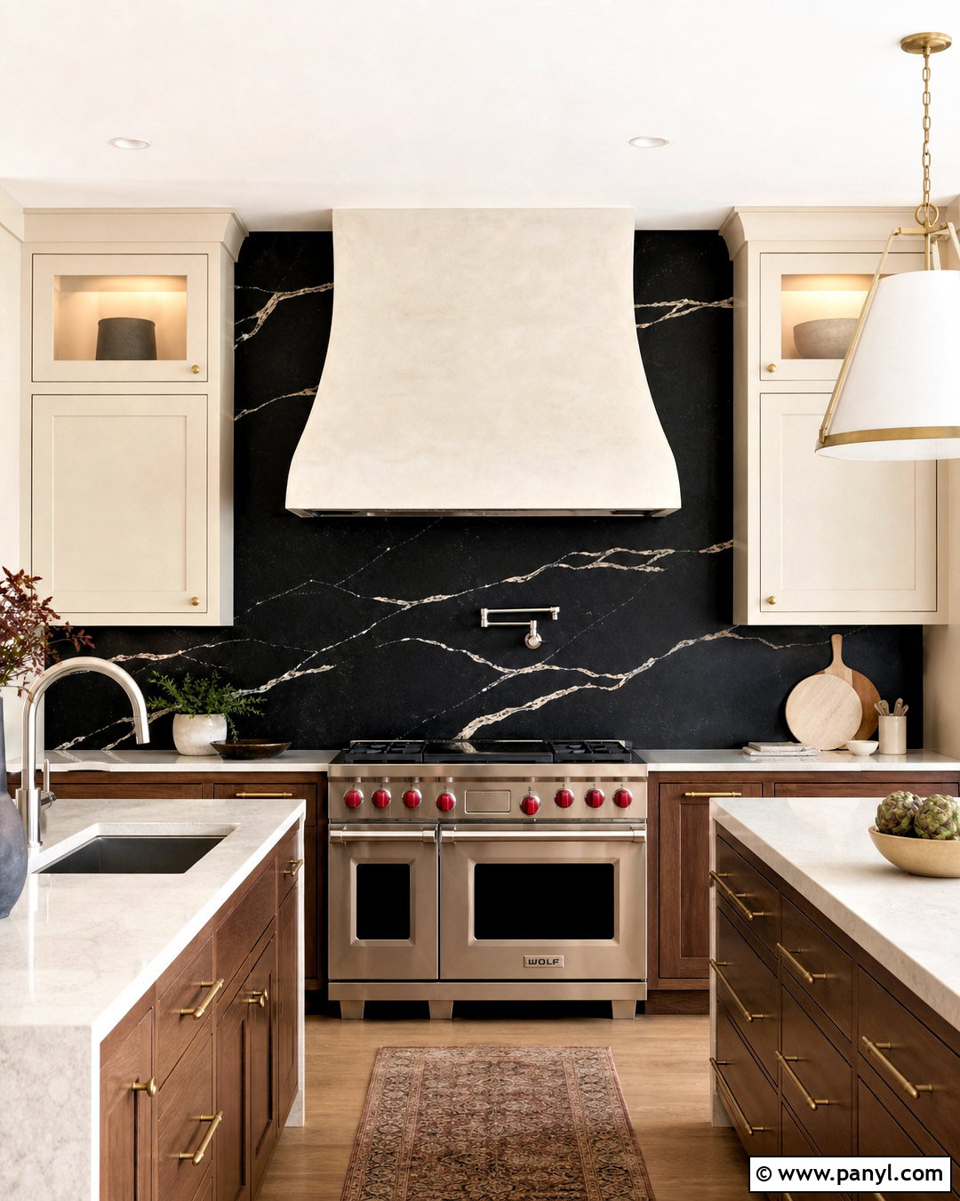 Black Marble Kitchen Wall - 20 black kitchen wall ideas