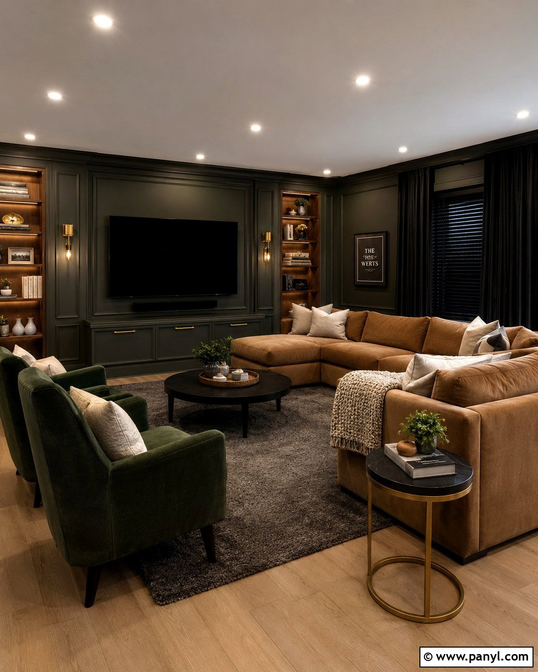20 Green And Black Painted Room Ideas for Dramatic Style