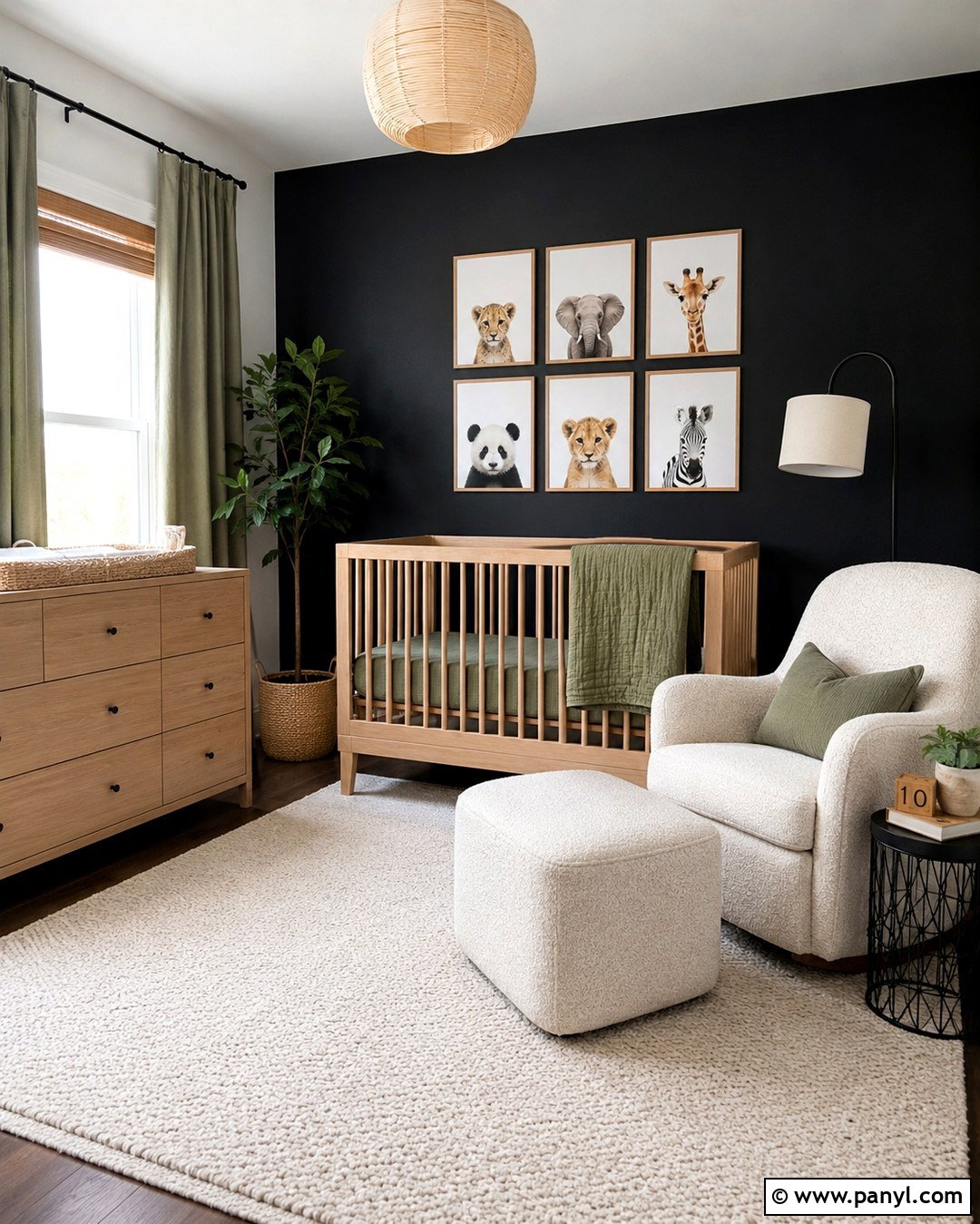 20 Black Nursery Wall Ideas for a Chic, Calming Baby Room