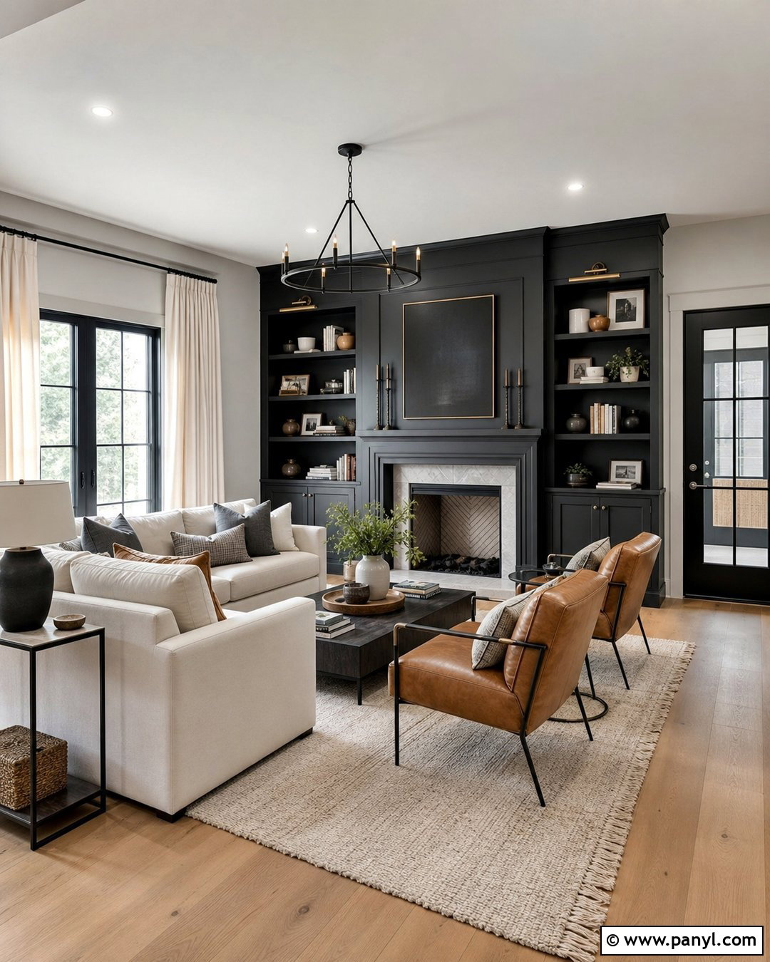 Black Paint With Gray Walls - 20 Paint Colors That Go With Gray Walls