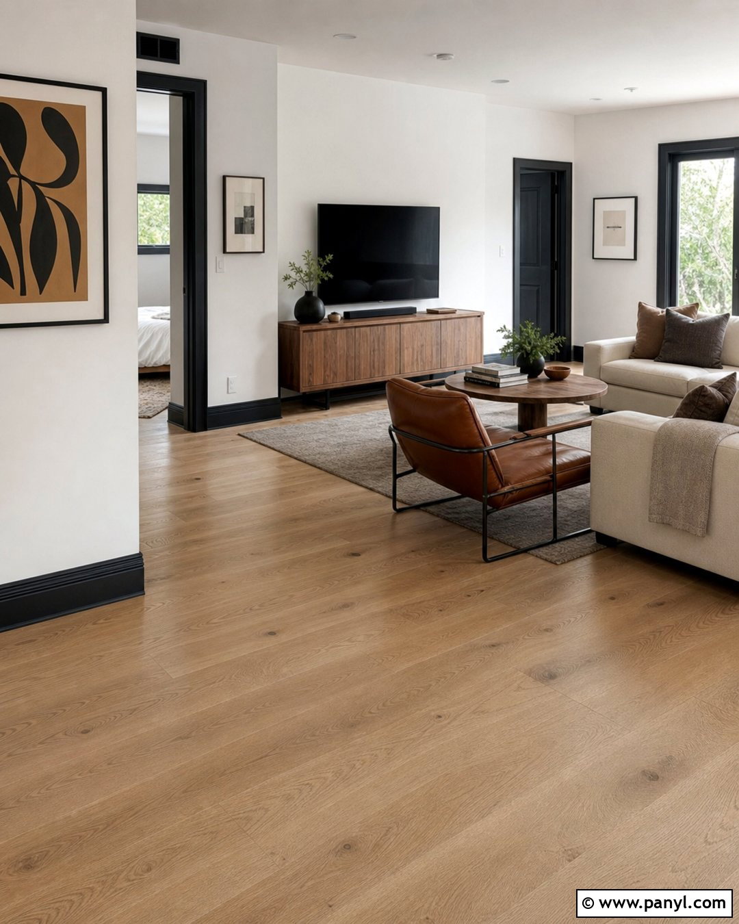 Black Painted Skirting Boards With White Walls - 30 painted skirting boards colour ideas