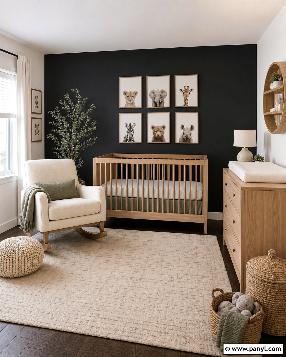 Black Painted Wall Nursery - 20 Black Painted Wall In Room Ideas