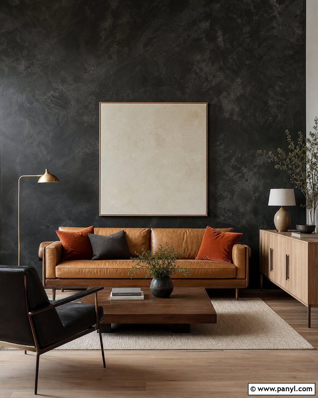 Black Patina Wall - 35 patina wall ideas