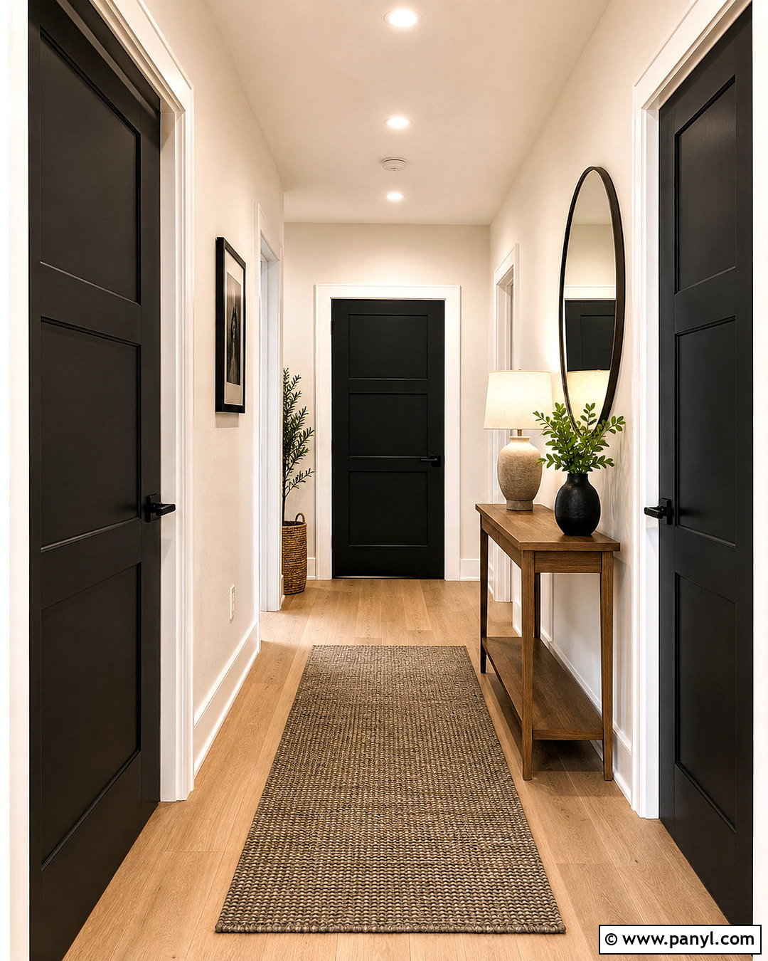 Black Shaker Doors With White Trim - 20 black interior doors with white trim ideas