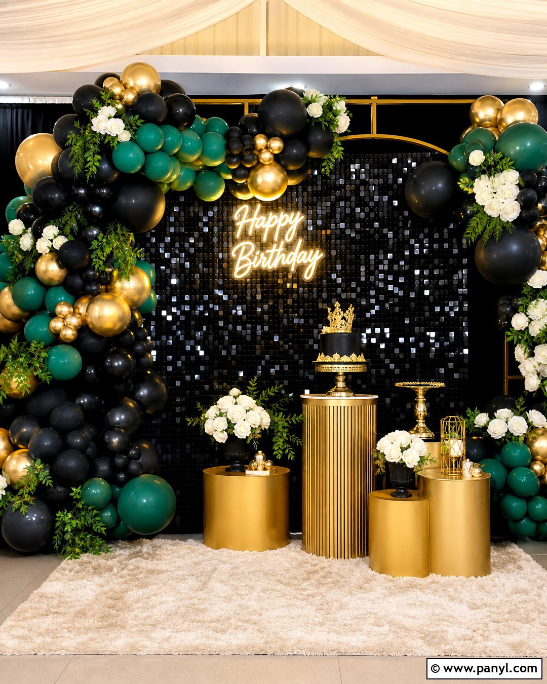 Black Shimmer Wall Backdrop - 20 shimmer wall backdrop ideas