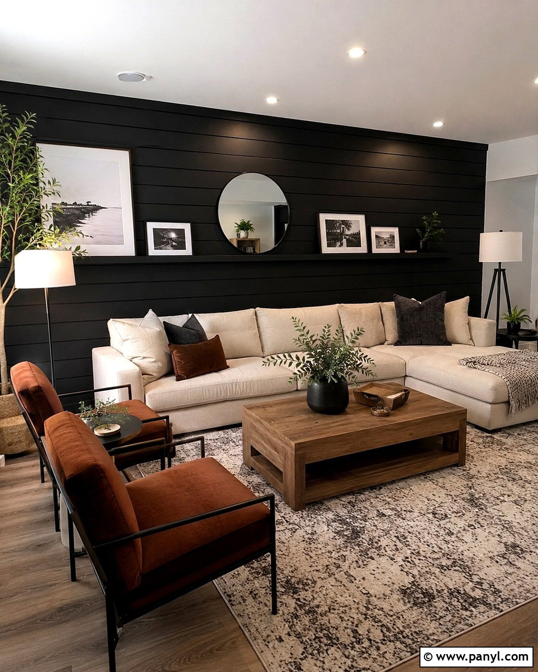 20 Black Painted Shiplap Walls for Rustic Modern Style