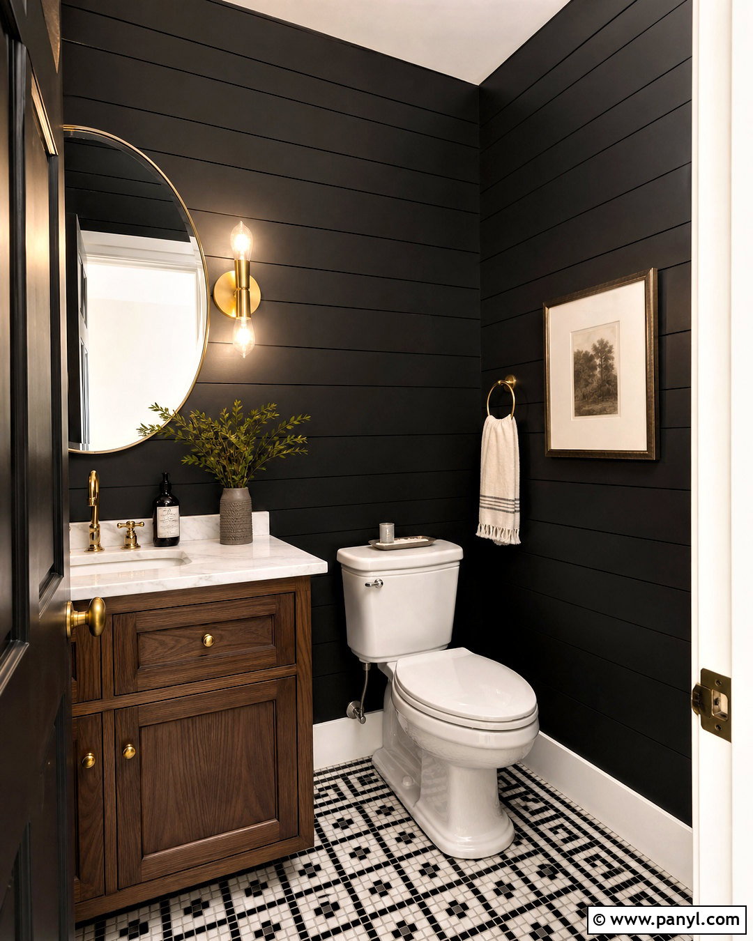 20 Black Shiplap Bathroom Ideas for a Bold Spa-Like Look
