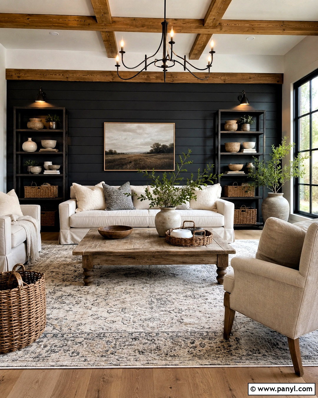 20 Black Living Room Wall Ideas for Dramatic Yet Cozy Homes