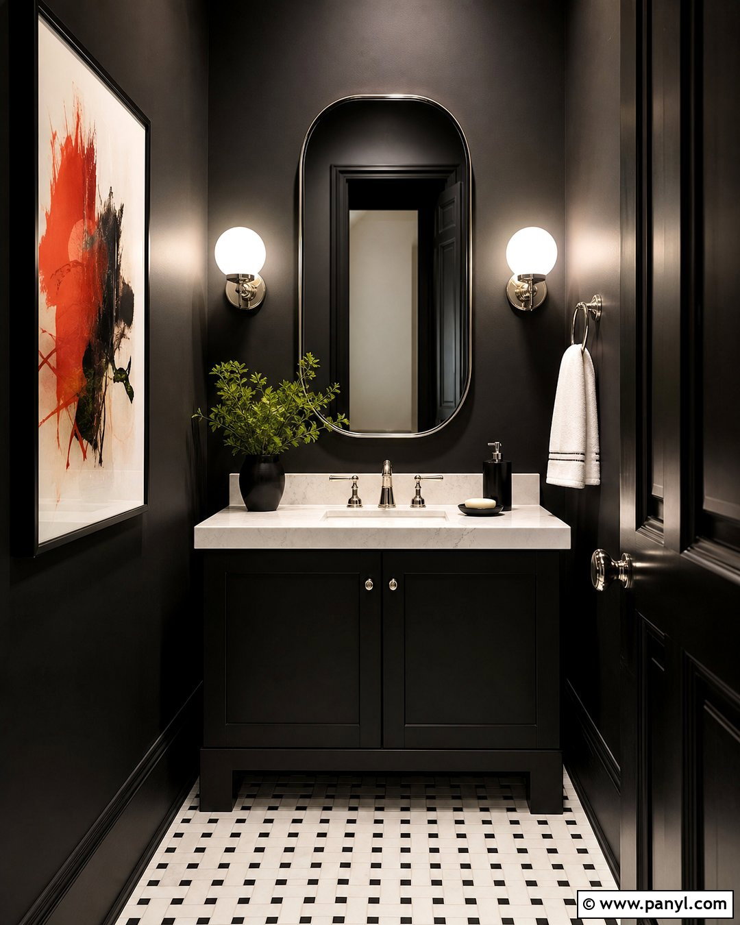 Black Skirting And Walls - 25 Skirting Same Colour As Walls