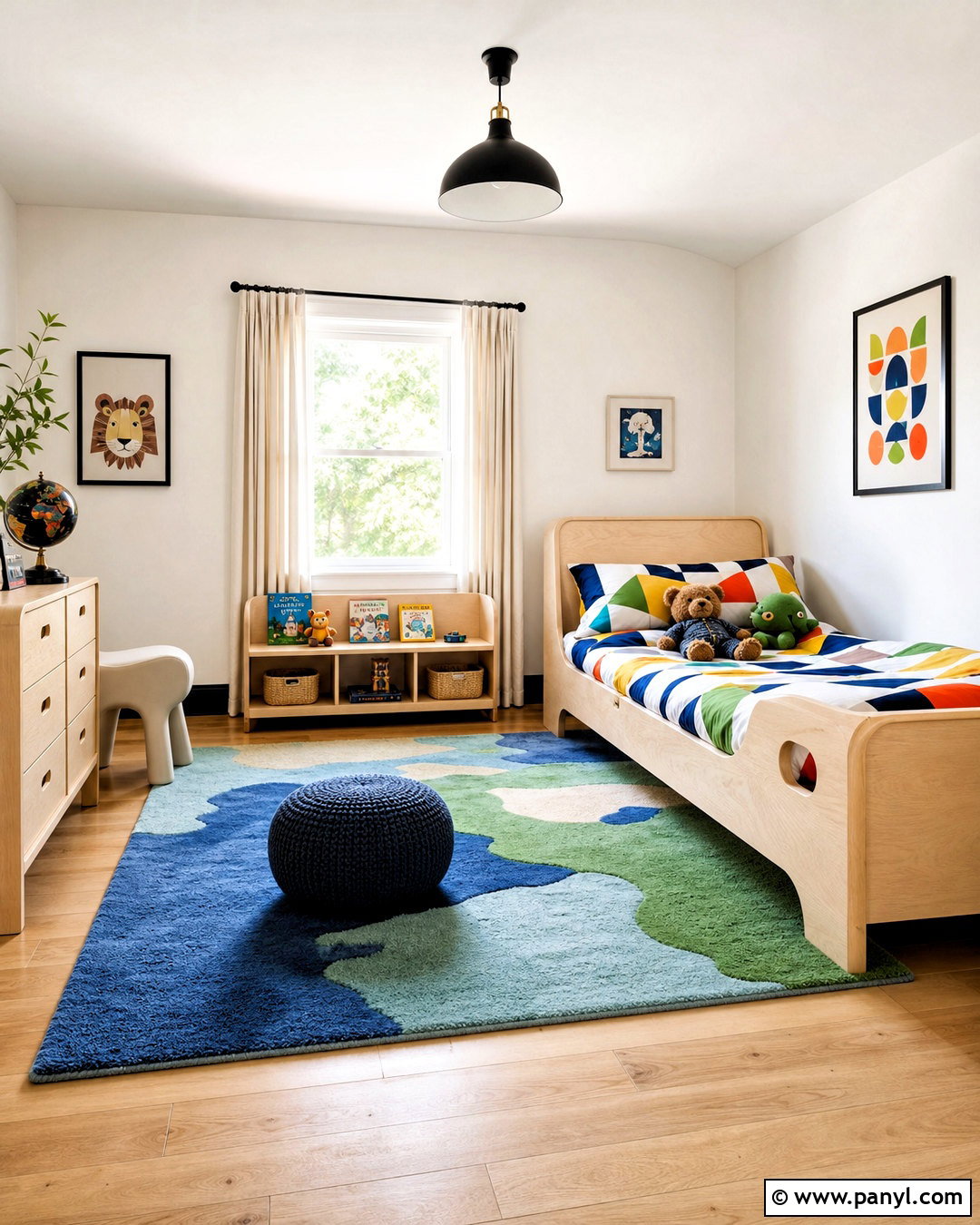 Black Skirting Boards In A Kids Bedroom - 20 black skirting boards white walls