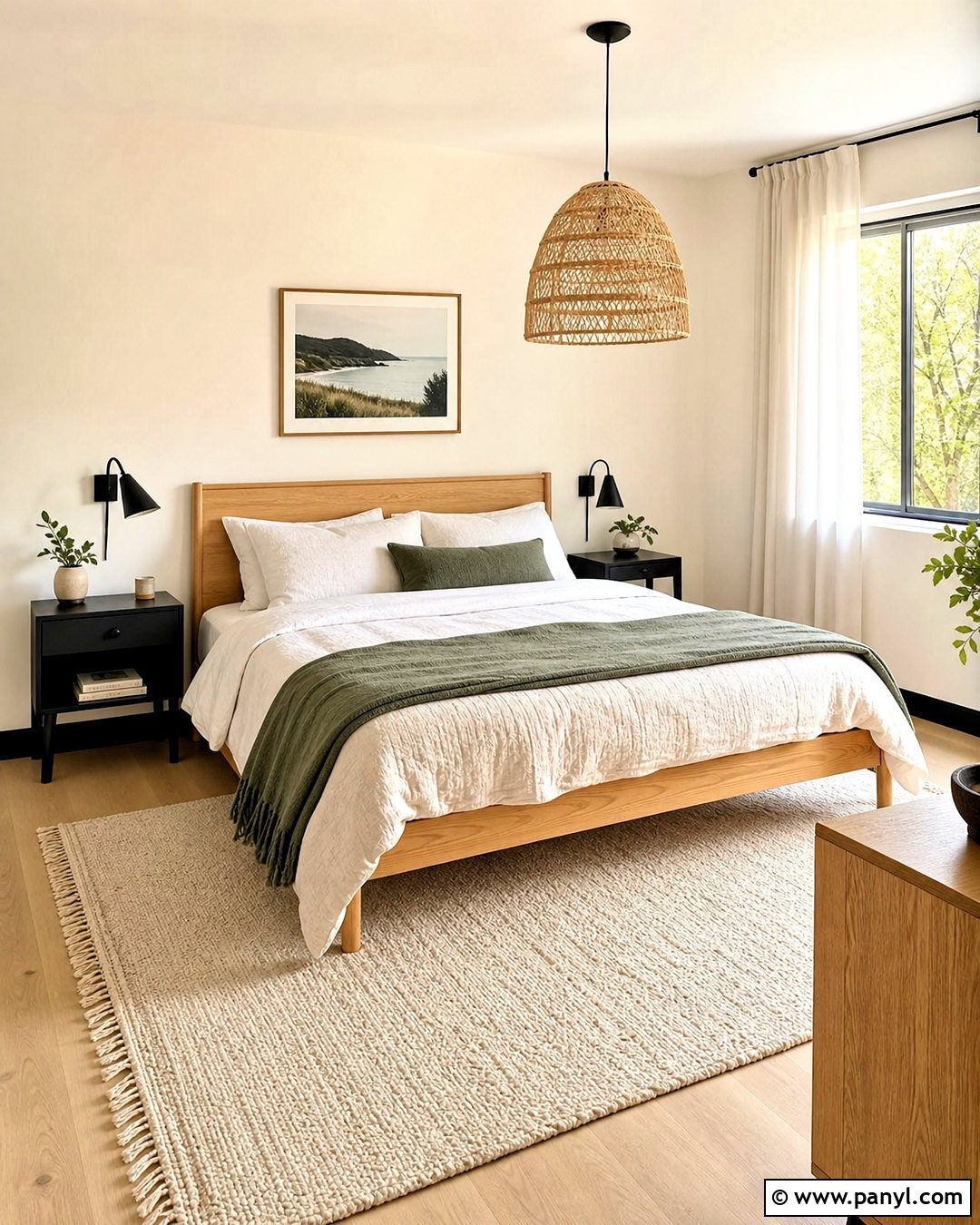 Black Skirting Boards In A Scandinavian Bedroom - 20 black skirting boards white walls
