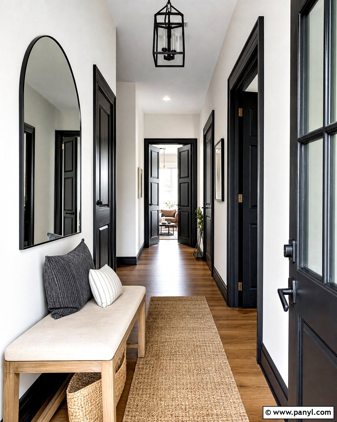 Black Skirting Boards With Black Doors - 20 black skirting boards white walls