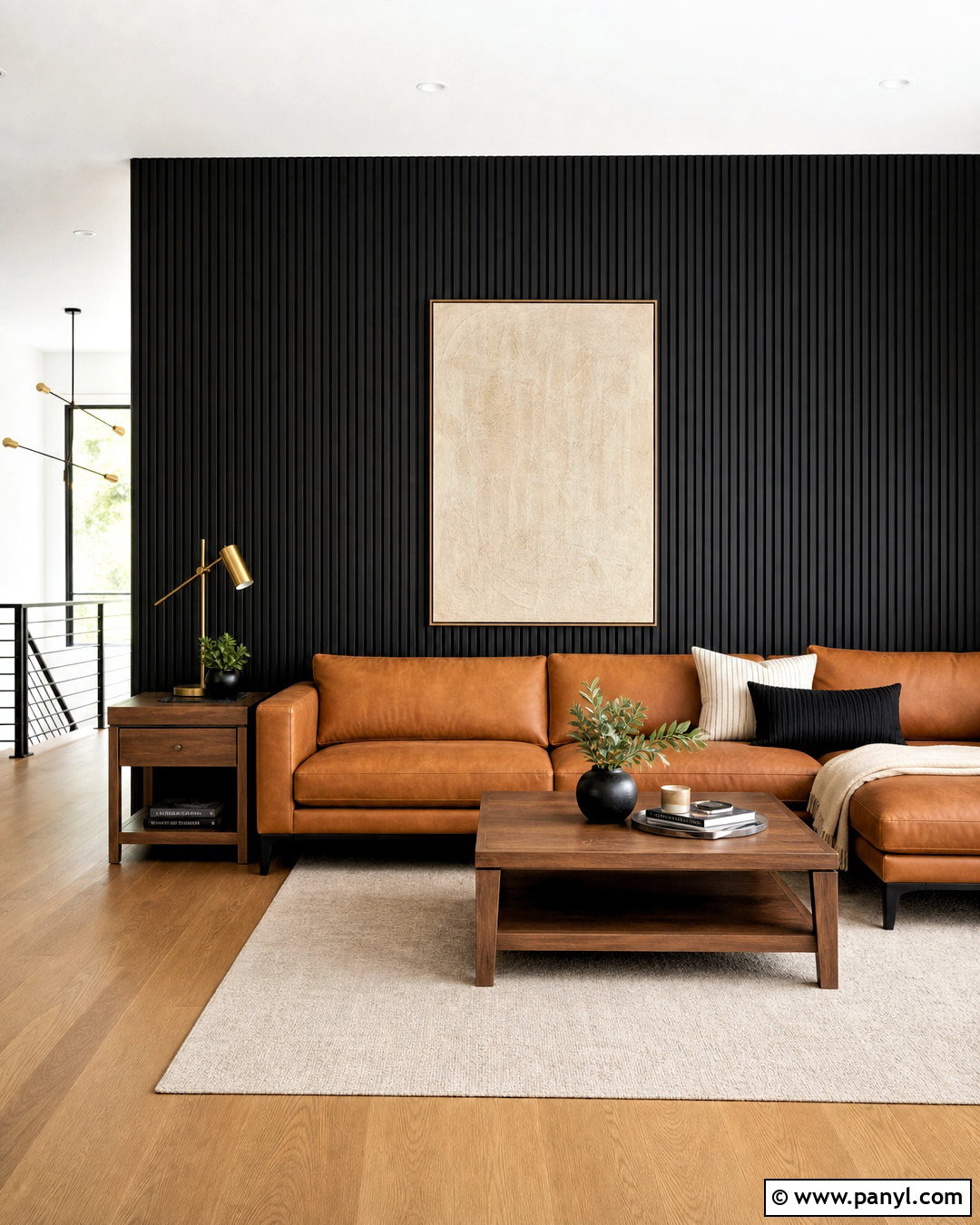 Black Slat Wall - 20 slat wall ideas
