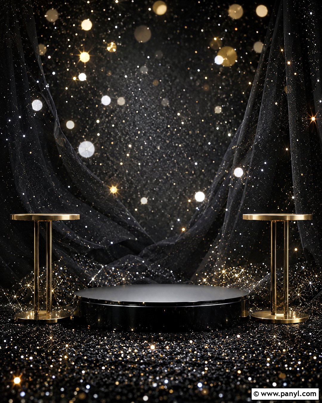 Black Sparkly Background With Bokeh Lights - 20 black sparkly background ideas