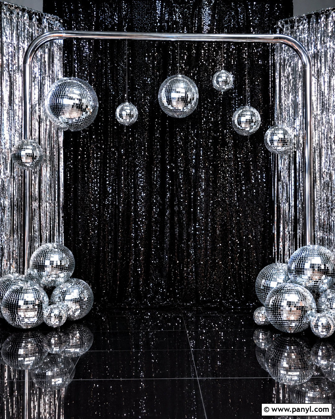 Black Sparkly Background With Disco Balls - 20 black sparkly background ideas