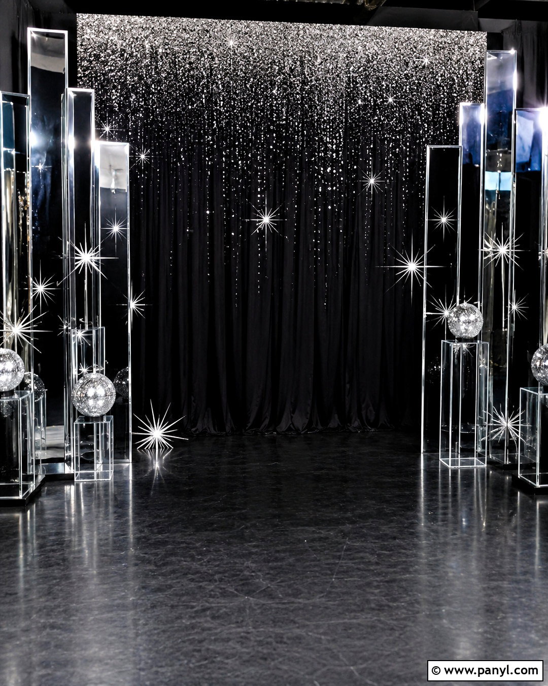 Black Sparkly Background With Silver Glitter - 20 black sparkly background ideas