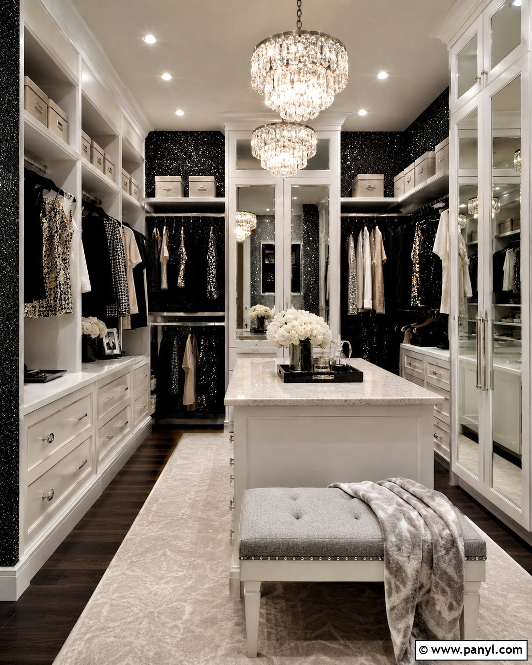 Black Sparkly Wallpaper Luxury Closet - 20 black sparkly wallpaper ideas