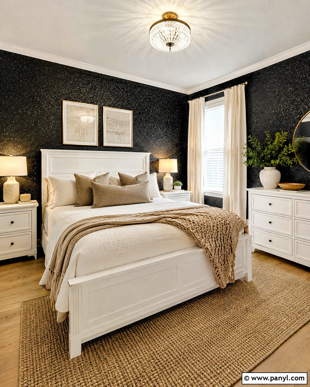 Black Sparkly Wallpaper With White Furniture - 20 black sparkly wallpaper ideas