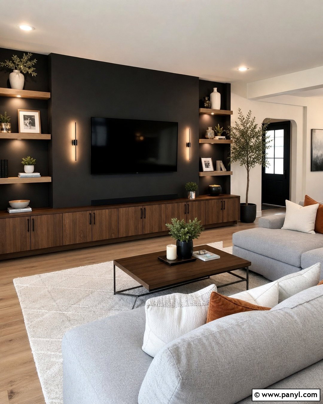 30 Accent Wall Black Ideas for Bold, Modern Rooms You’ll Love