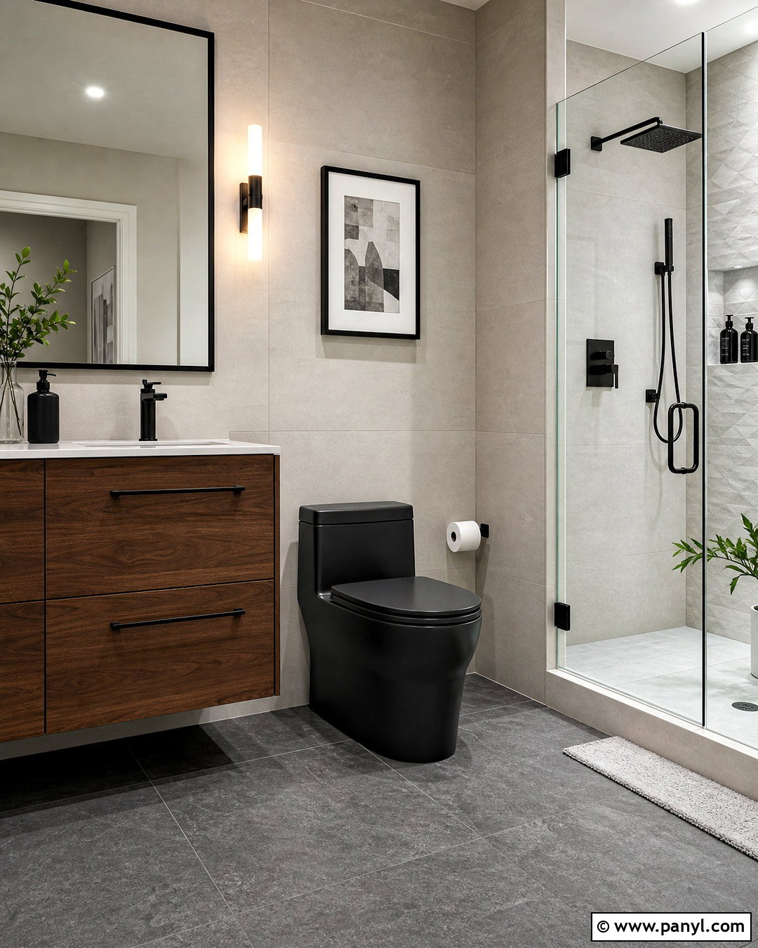 Black Toilet Bathroom - 20 toilet design ideas