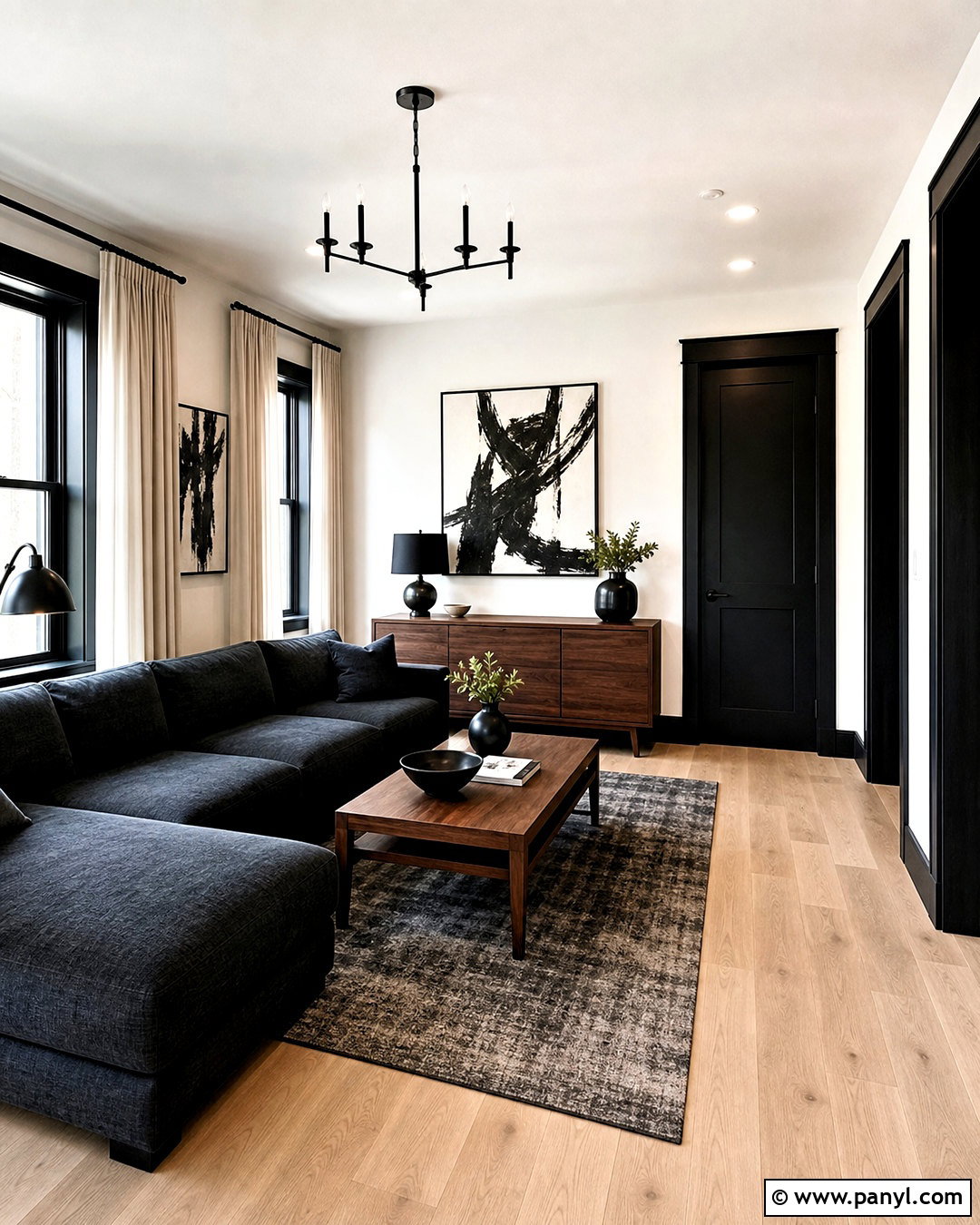 Black Trim With White Walls - 20 house trim ideas interior ideas