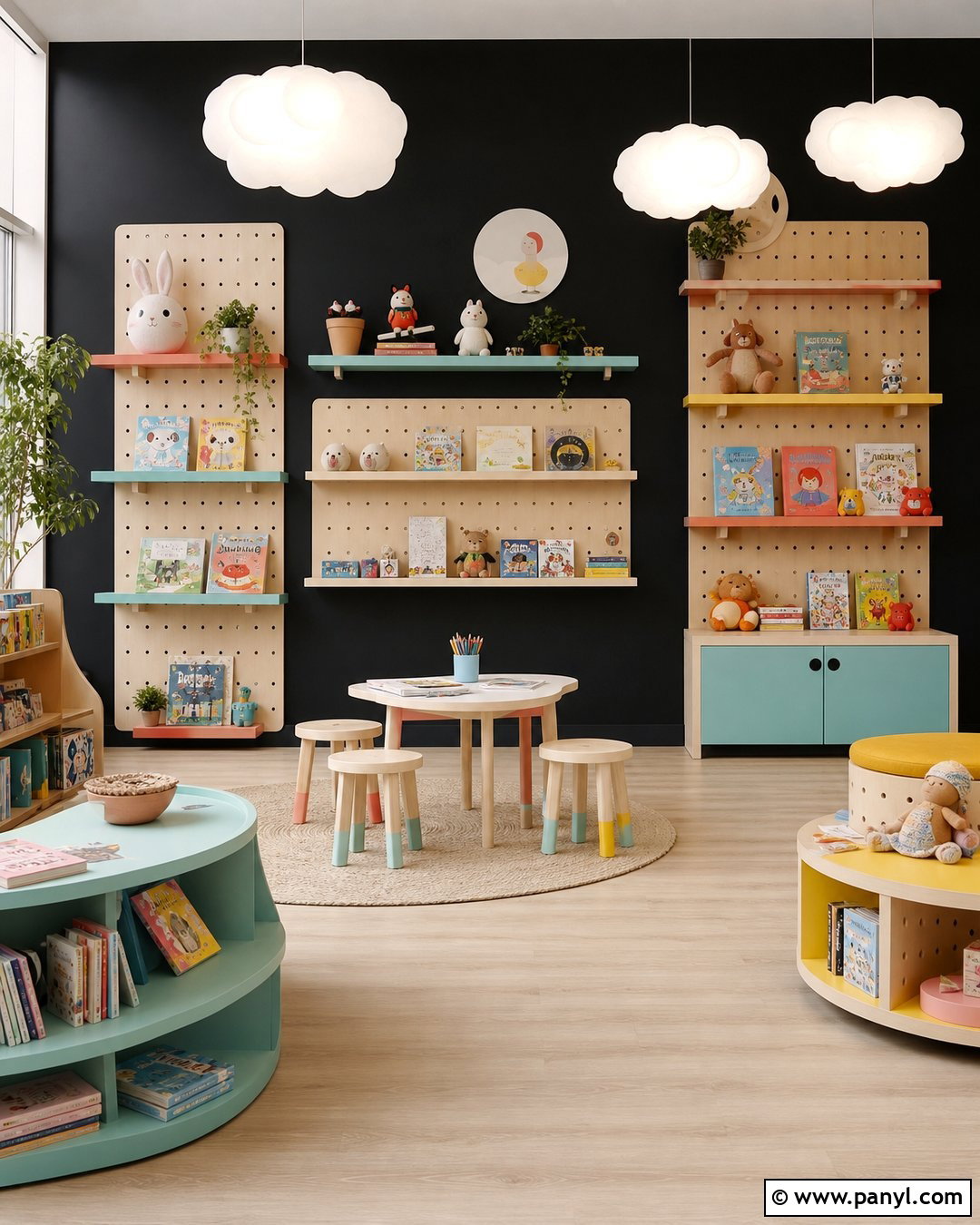 Black Wall Childrens Store - 20 Black Walls Retail Ideas