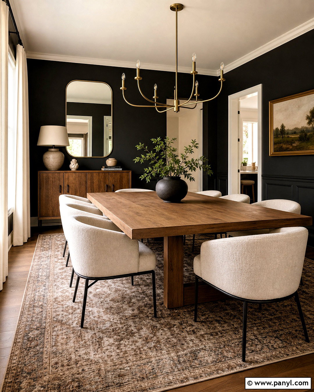 20 Black Wall Room Ideas for a Bold Yet Welcoming Makeover