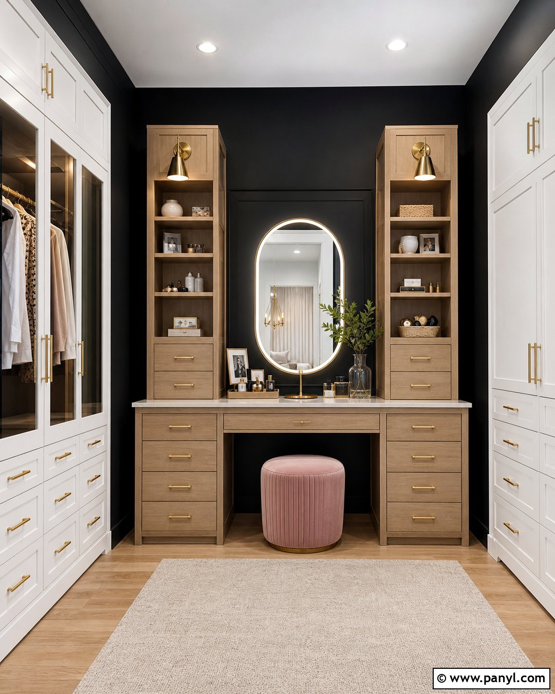 20 Black Wall Dressing Room Ideas for a Chic, Luxe Retreat
