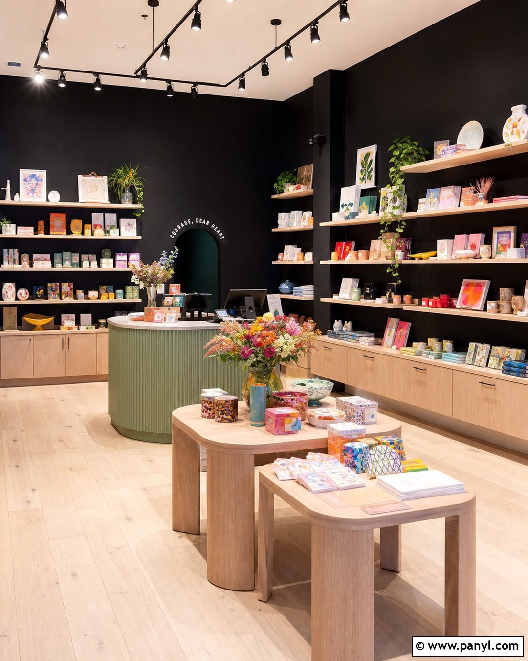 Black Wall Gift Shop - 20 Black Walls Retail Ideas