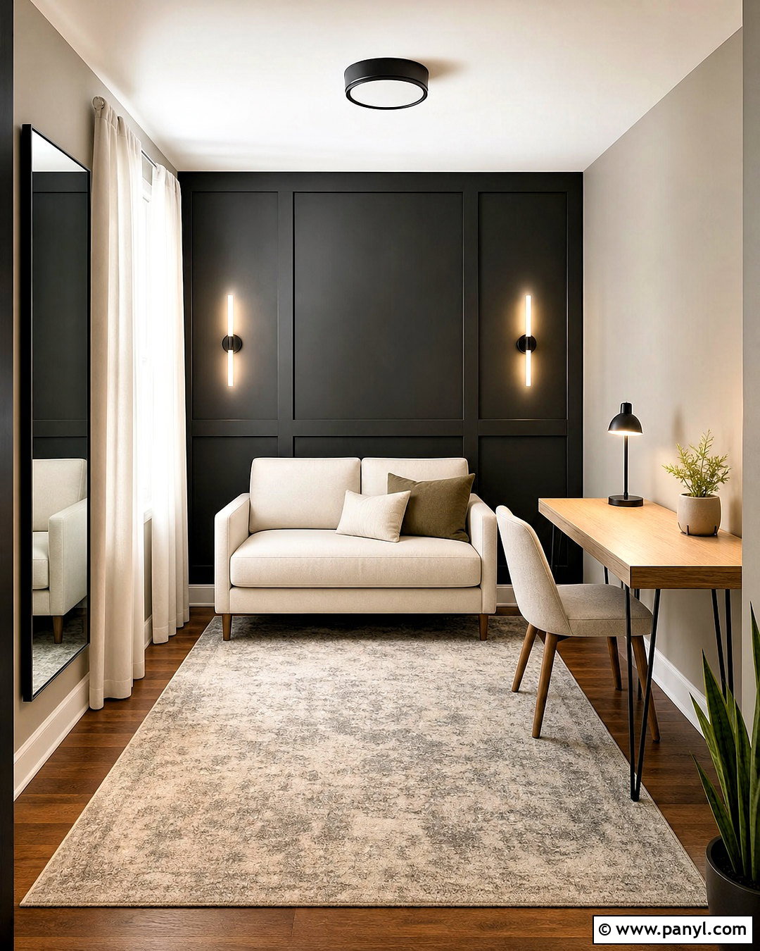 Black Wall In A Small Room - 20 black wall background ideas