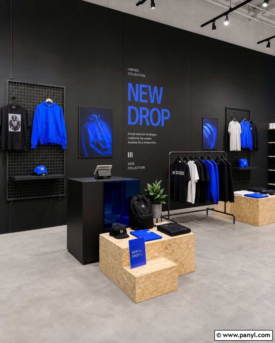 Black Wall Pop-Up Store - 20 Black Walls Retail Ideas