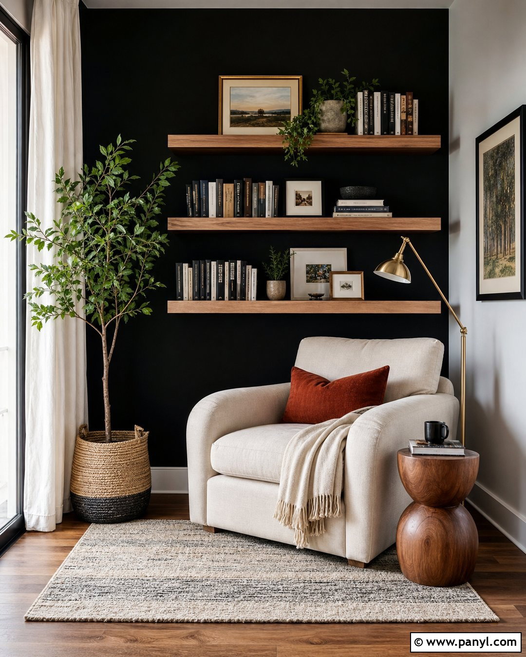 25 Room With One Black Wall Ideas for Bold Modern Style