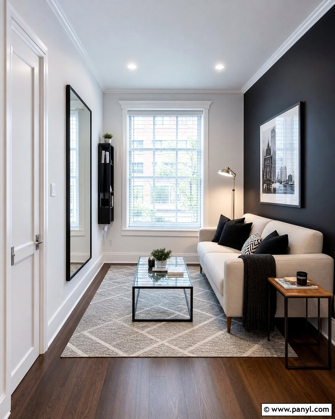 20 Black Wall With White Trim Ideas for Crisp, Modern Contrast