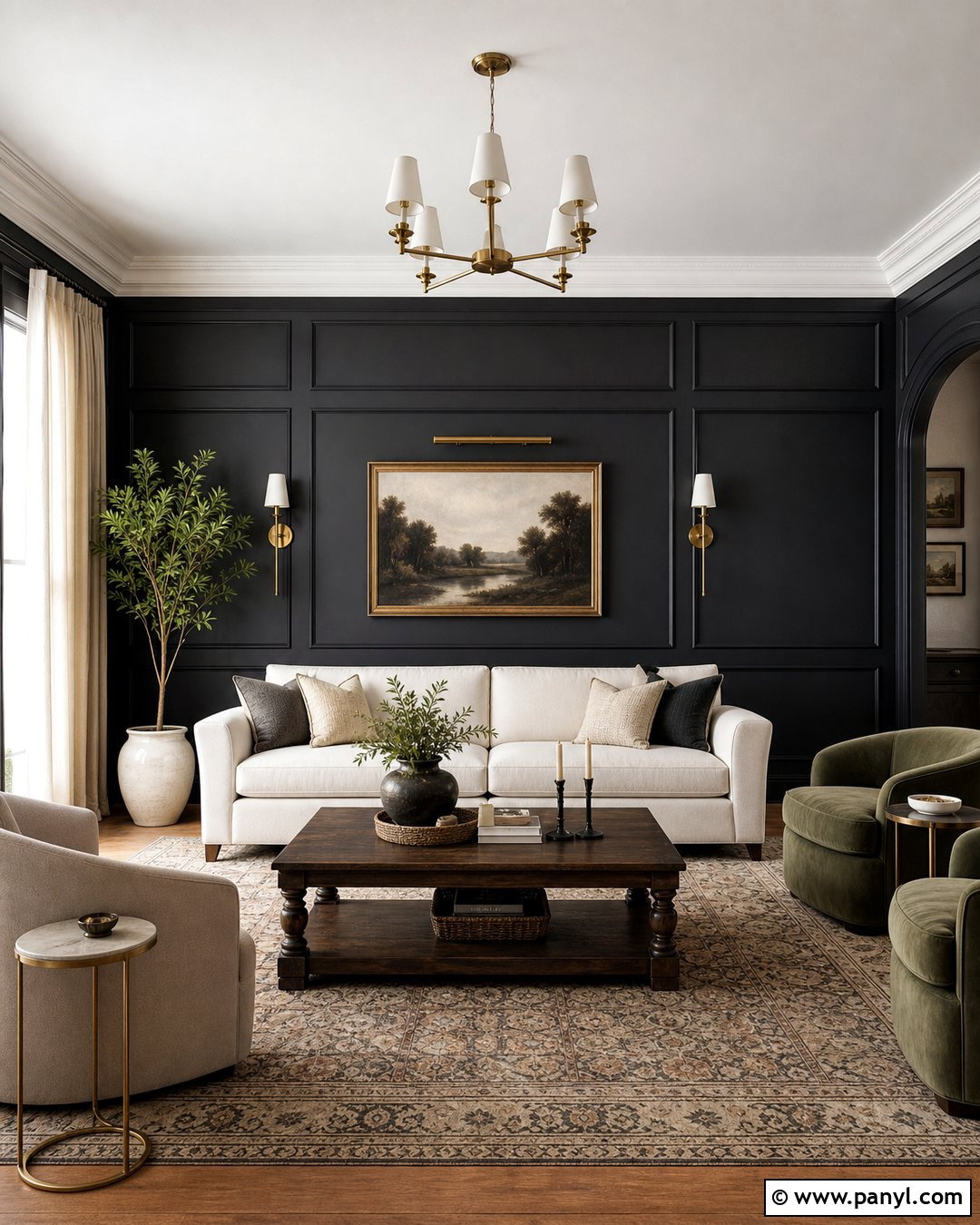 30 Black Wall Interior Ideas for Sophisticated Modern Homes