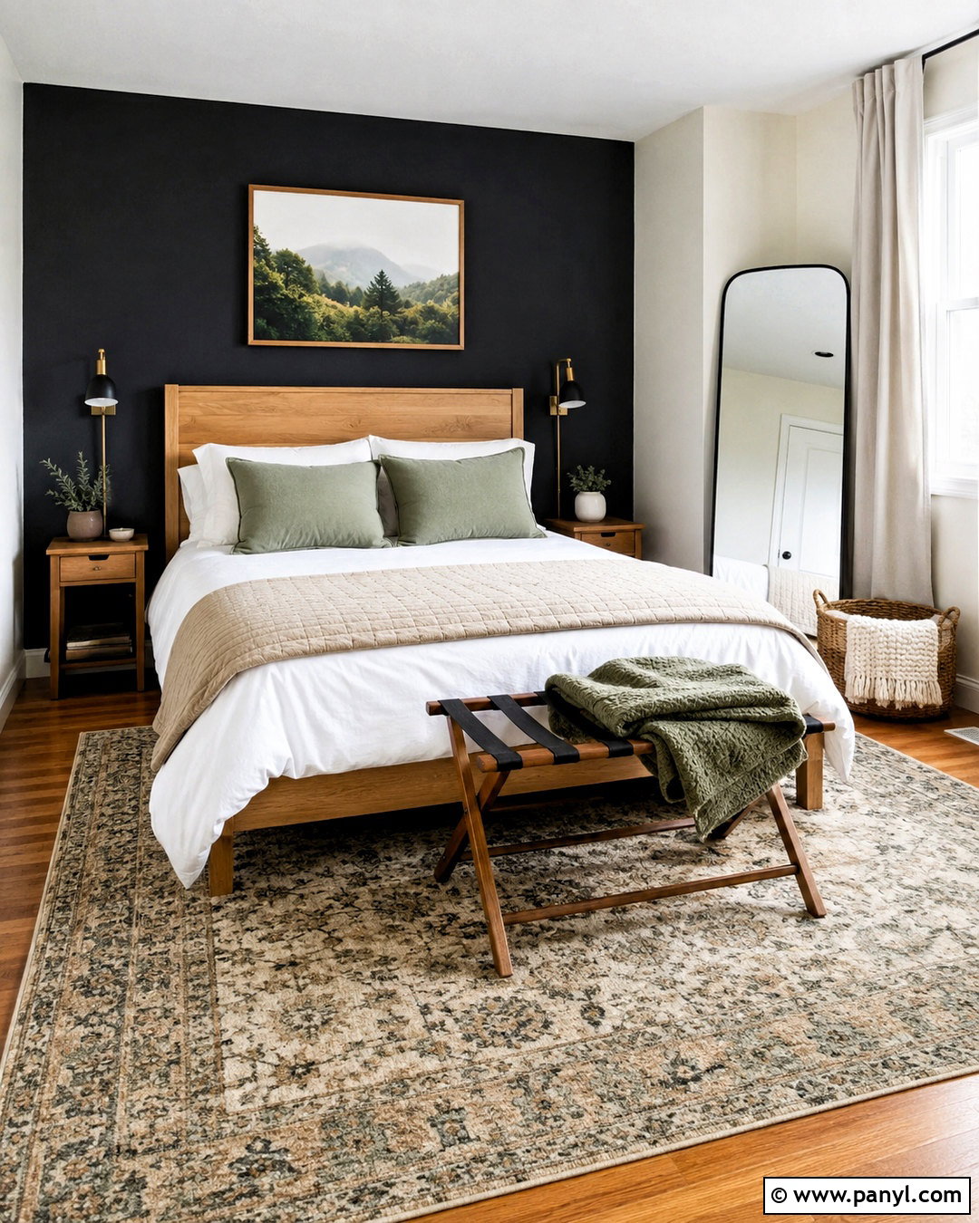 Black Walls Guest Bedroom - 20 black walls bedroom ideas