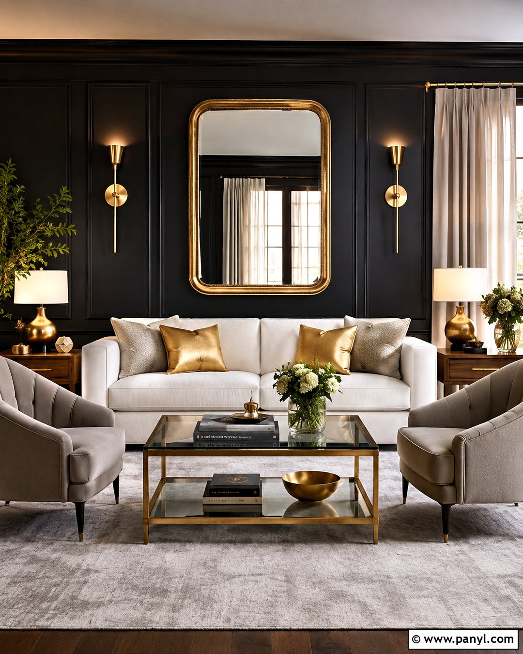20 Black Walls Living Room Ideas for a Sophisticated Space