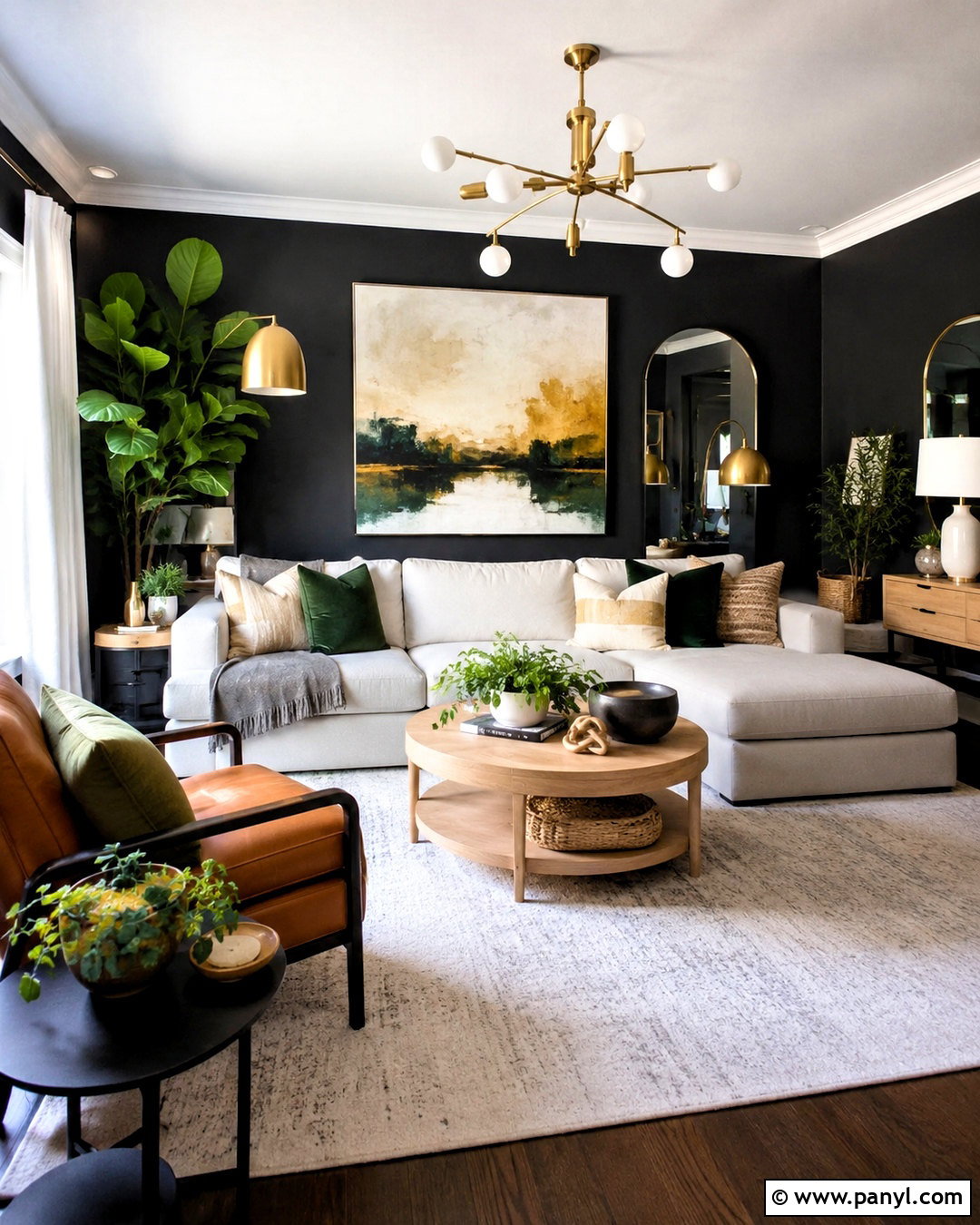 Black Walls With Grey Sofa - 20 Wall Colour With Grey Sofa Ideas
