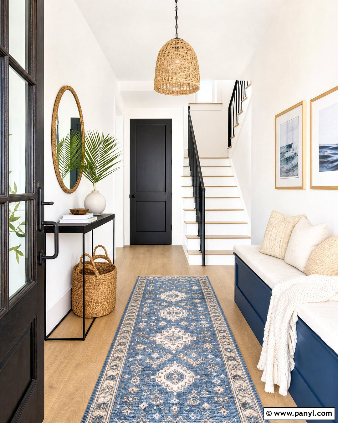 Black White And Sea Blue Beach House Palette - 20 beach house color palette ideas
