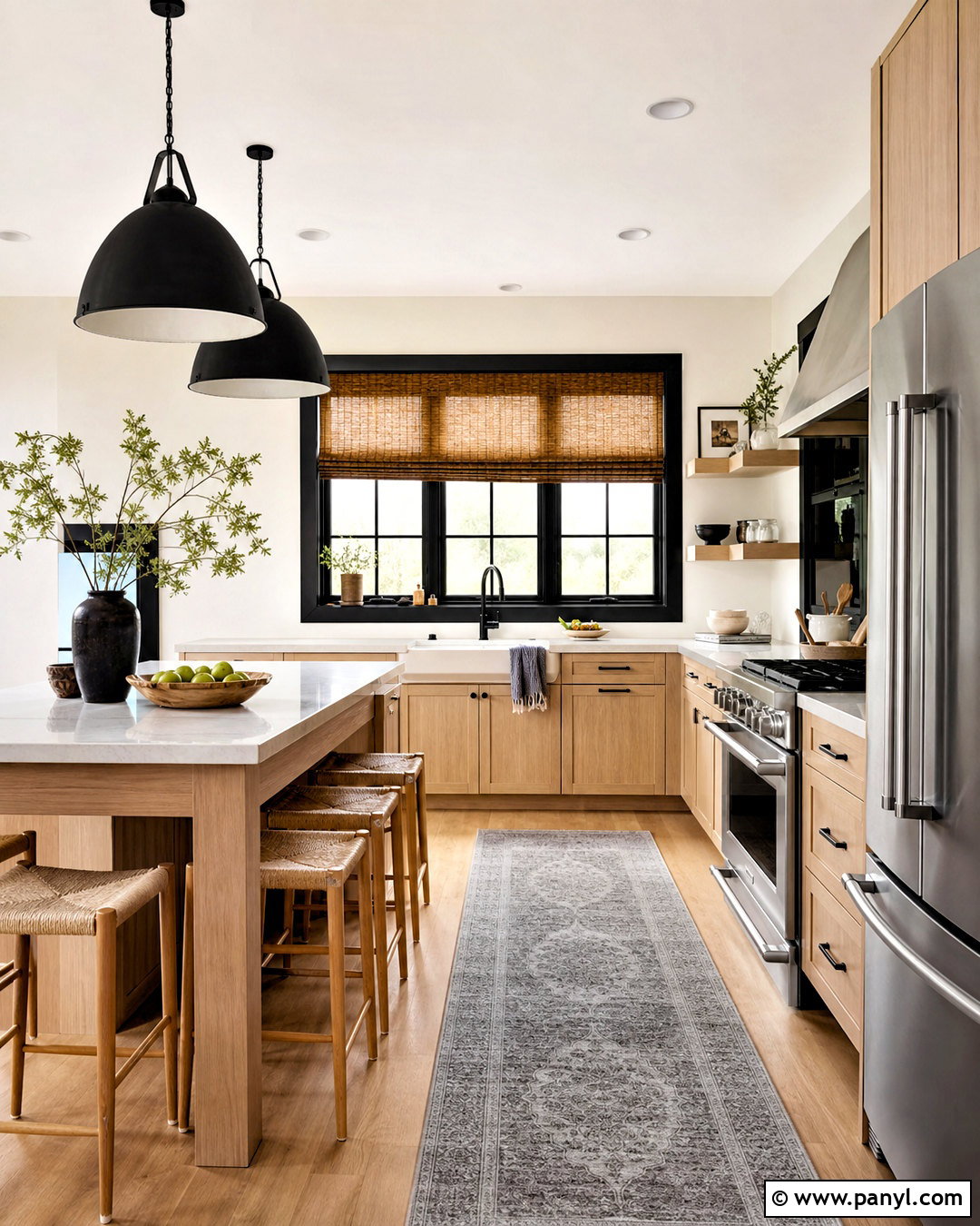 Black Window Trim With White Baseboards - 20 dark painted trim ideas