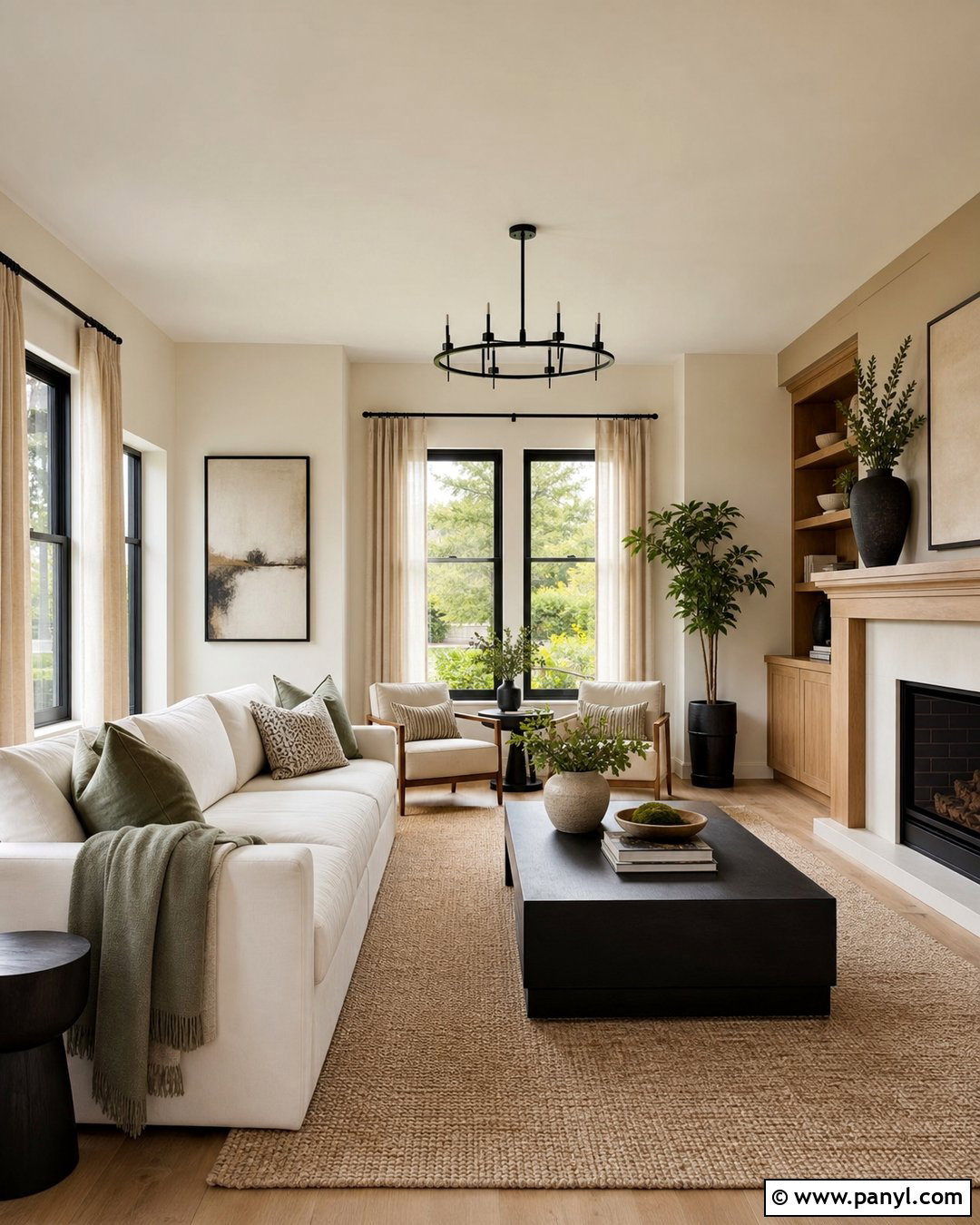 Black With Beige Walls - 20 Colours That Go With Beige Walls