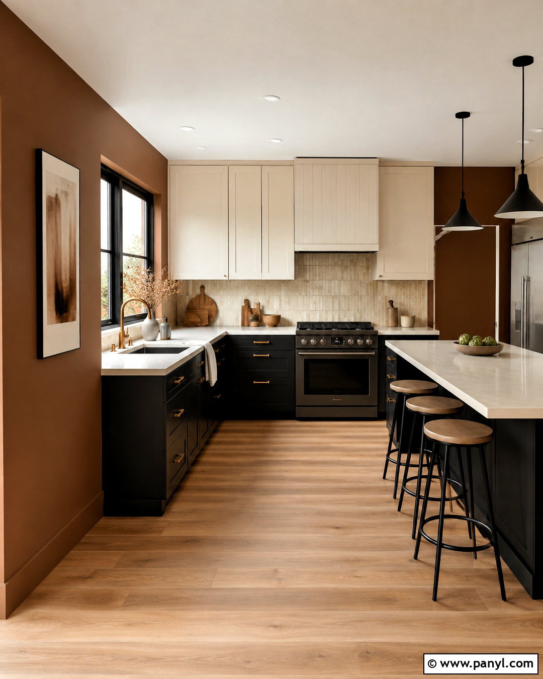 Black With Brown Walls - 20 What Color Goes With Brown Walls